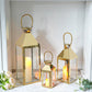 26"&19"& 13" High Elegant Candle Lantern Metal Lanterns for Versatile Indoor & Outdoor