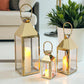 26"&19"& 13" High Elegant Candle Lantern Metal Lanterns for Versatile Indoor & Outdoor