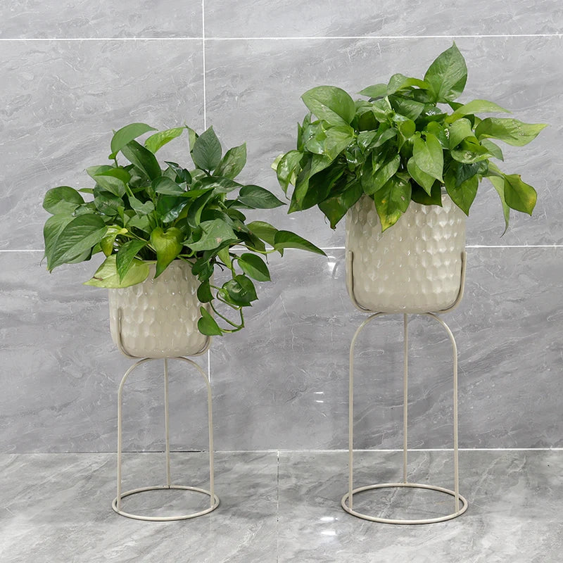 plant stand with pot-7