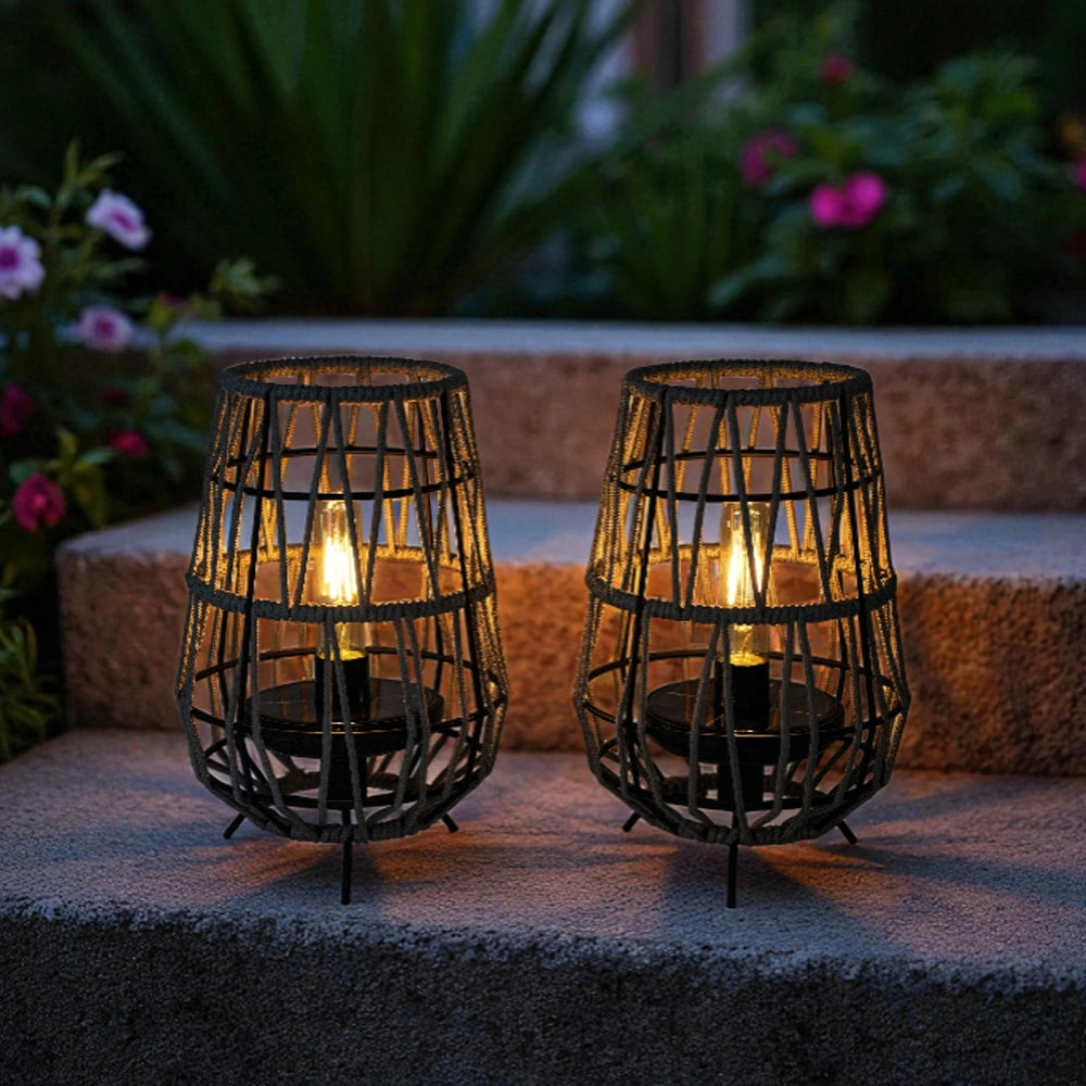 solar outdoor table lamp