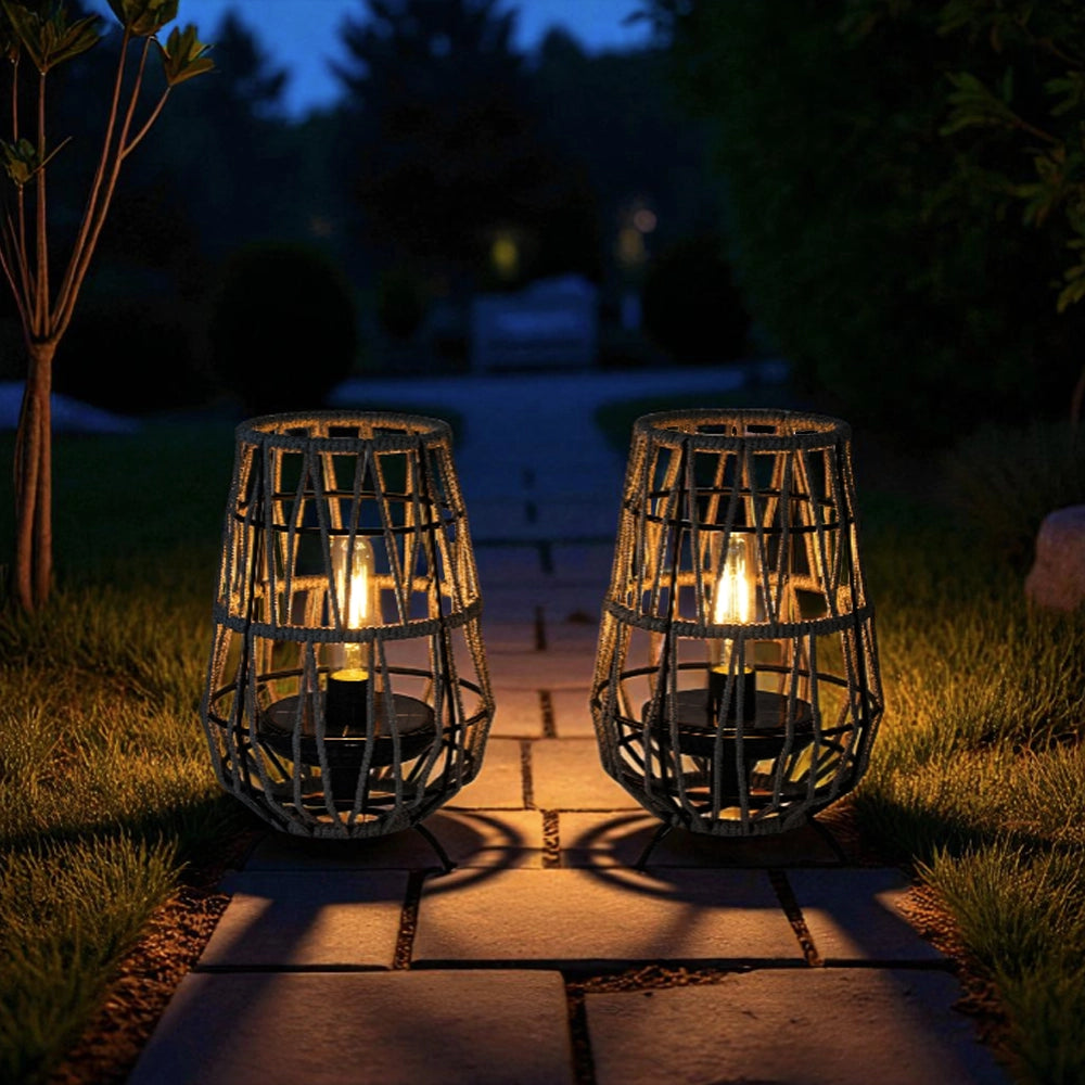 solar outdoor table lamp