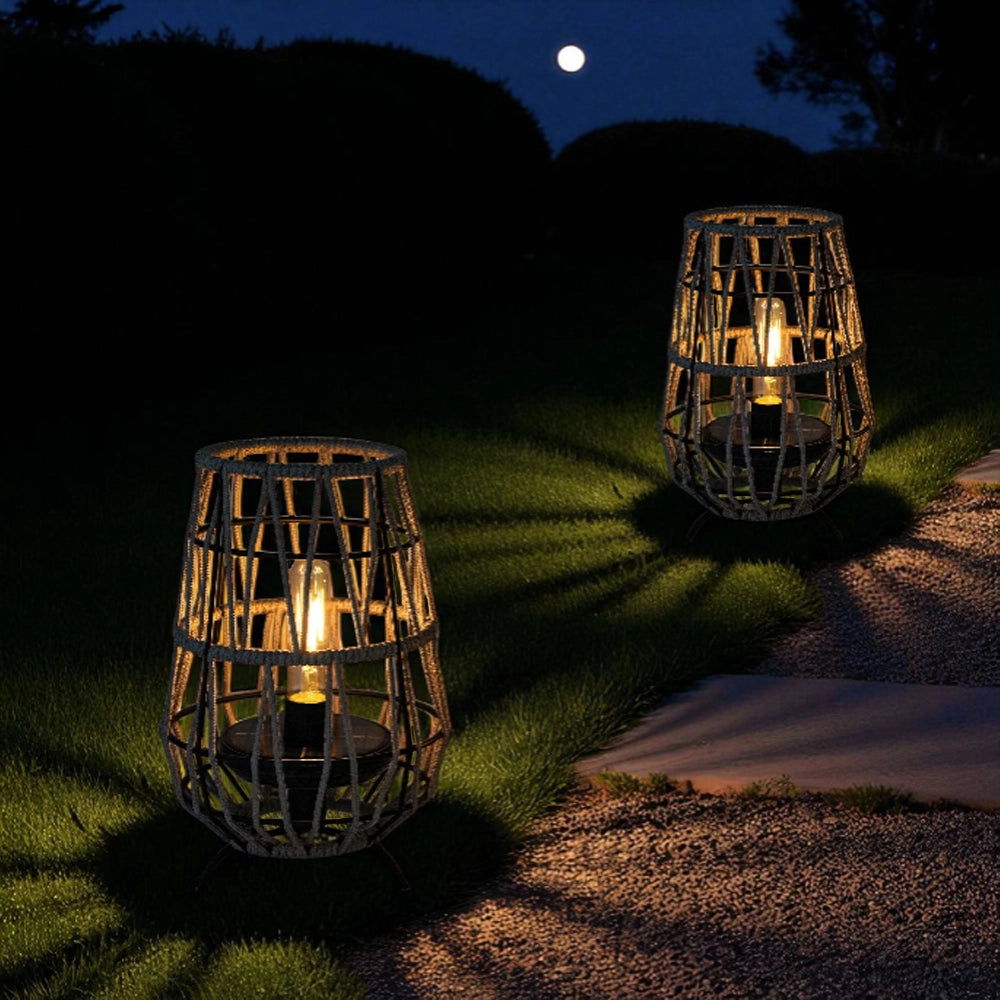 solar outdoor table lamp