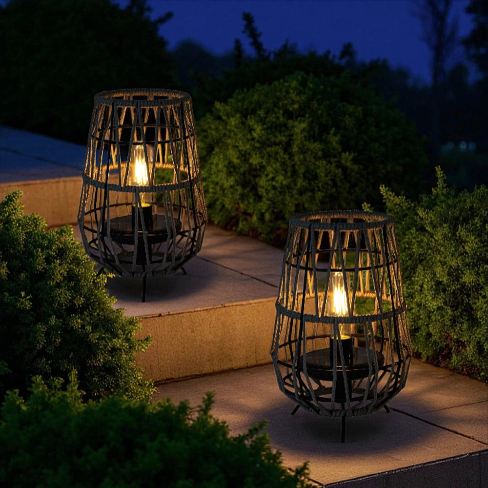 solar outdoor table lamp