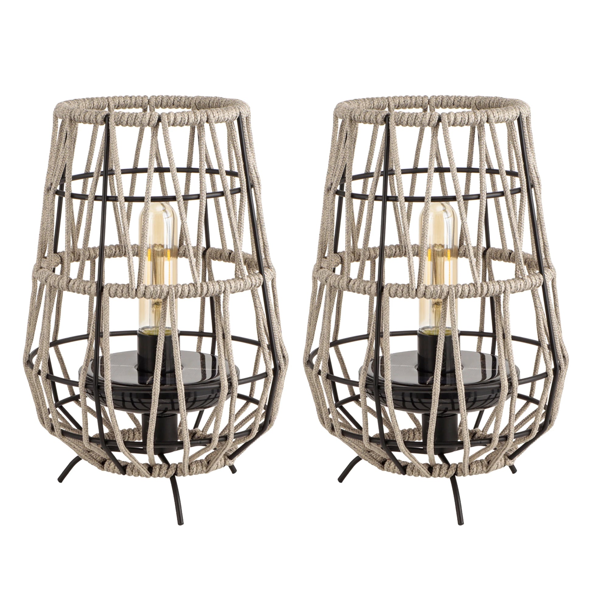 solar outdoor table lamp