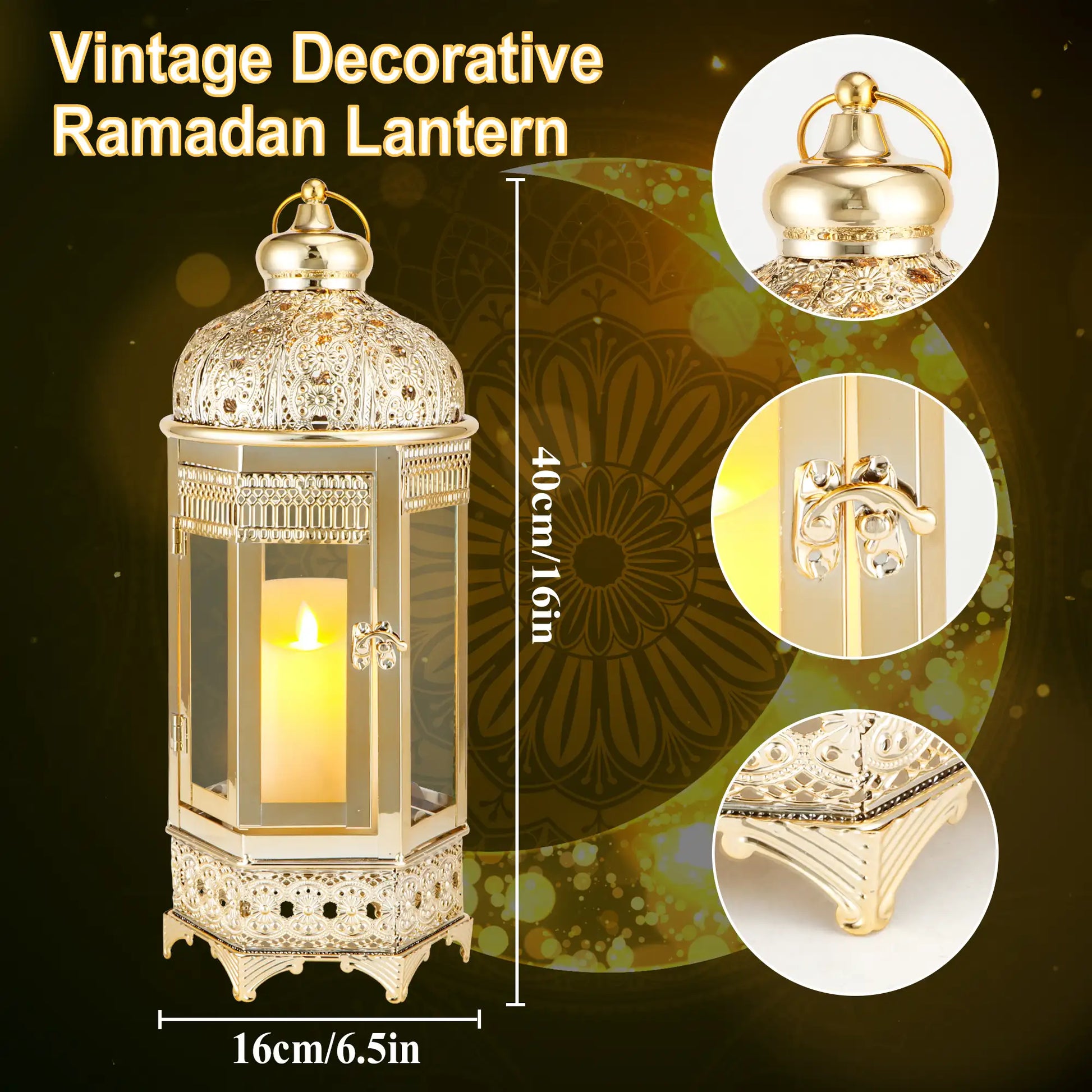 vintage candle lantern-2