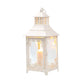 14.5'' High  Vintage Style Candle Lantern White