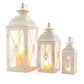 19'' & 13.5'' & 9.5''H Vintage Metal Candle Holder Decorative Hanging Lantern (Set of 3)