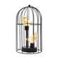 12"Tall Battery Operated Birdcage Decorative Lamp 