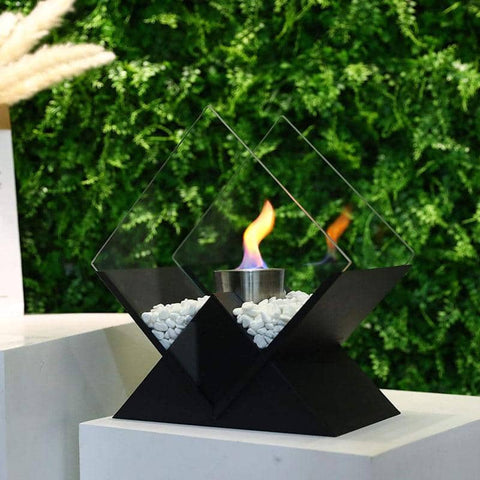 14.5" Tall Portable Tabletop Fireplace 