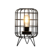 Lampe de table en métal alimentée par batterie de 10 pouces de hauteur