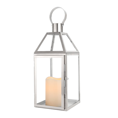 Lanterne décorative de 16 pouces de hauteur 