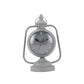 9.5" High Garden Antique Lantern Design Desk Clock (Grey)