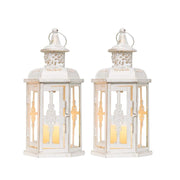 Lanterne suspendue de style vintage de 10 pouces de haut (lot de 2) 