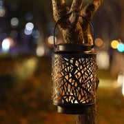 2 Pack Solar Lantern Lights Outdoor (Hollow Branch) 