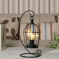 12" Tall Battery Operated Birdcage Lamp