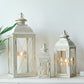 19'' & 13.5'' & 9.5''H Vintage Metal Candle Holder Decorative Hanging Lantern (Set of 3)