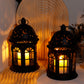 Lanternes décoratives en métal à suspension vintage H 8,5 po (Ensemble de 2)