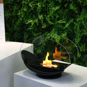 24.5 cm High Portable Tabletop Fireplace