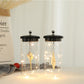 Lampe décorative suspendue en coquillage de mer alimentée par batterie de 7 po de hauteur (Ensemble de 2) 