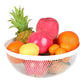 10.5'' Metal Mesh Fruit Basket Black