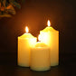 4/5/6inch High 3D Flameless Candles (Set of 3)