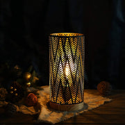 Lampe en métal alimentée par batterie de 11 pouces