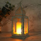13" High Decorative Metal Candle Lanterns