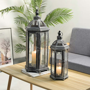 18"& 24.5" High Decorative Candle Lanterns