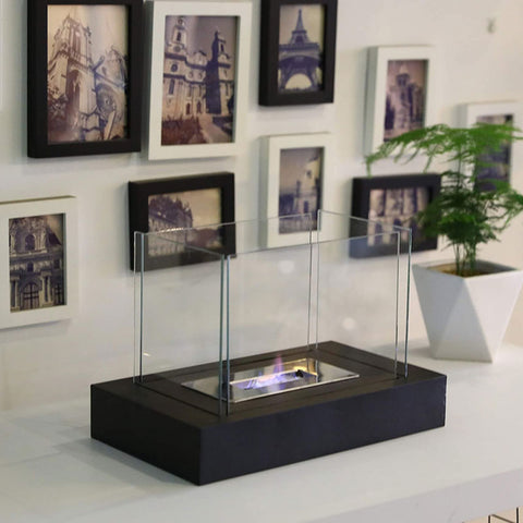 JHY DESIGN 13.5" L Portable Tabletop Classic Fireplace