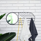 23.5''L Wall Mount Jewelry Organizer Wall Mirror