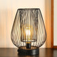 9.5''High Cage Battery Powered Table Lamp( Egg）
