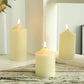 4/5/6inch High 3D Flameless Candles (Set of 3)