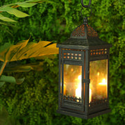 Lanternes à bougies décoratives de 9,5", 14,5" et 20" de hauteur (lot de 3)