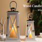 15.5''&22'' H Metal Decorative Candle Holders Rustic Hanging Lantern(Set of 2)