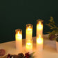 Set 4/5/6/7/8inch Flameless Candles (Set of 5)