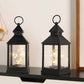 9''High Vintage Style Decorative Lantern(Set of 2)
