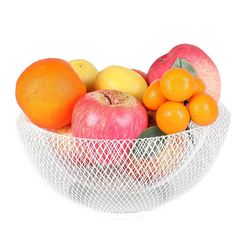 9,5'' Obstkorb aus Metallgeflecht 