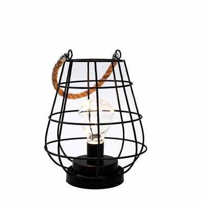 8.5" Tall Battery Powered Outdoor Table Lamp