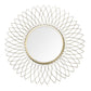 14.5" Golden Decorative Mirror