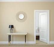 Miroir décoratif doré 14,5" 
