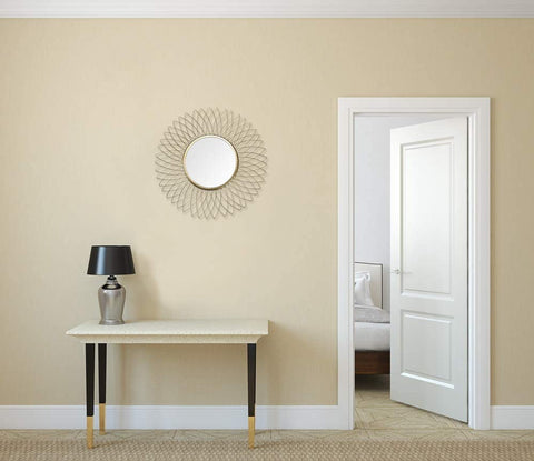 Miroir décoratif doré 14,5" 