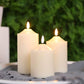 4/5/6inch High 3D Flameless Candles (Set of 3)