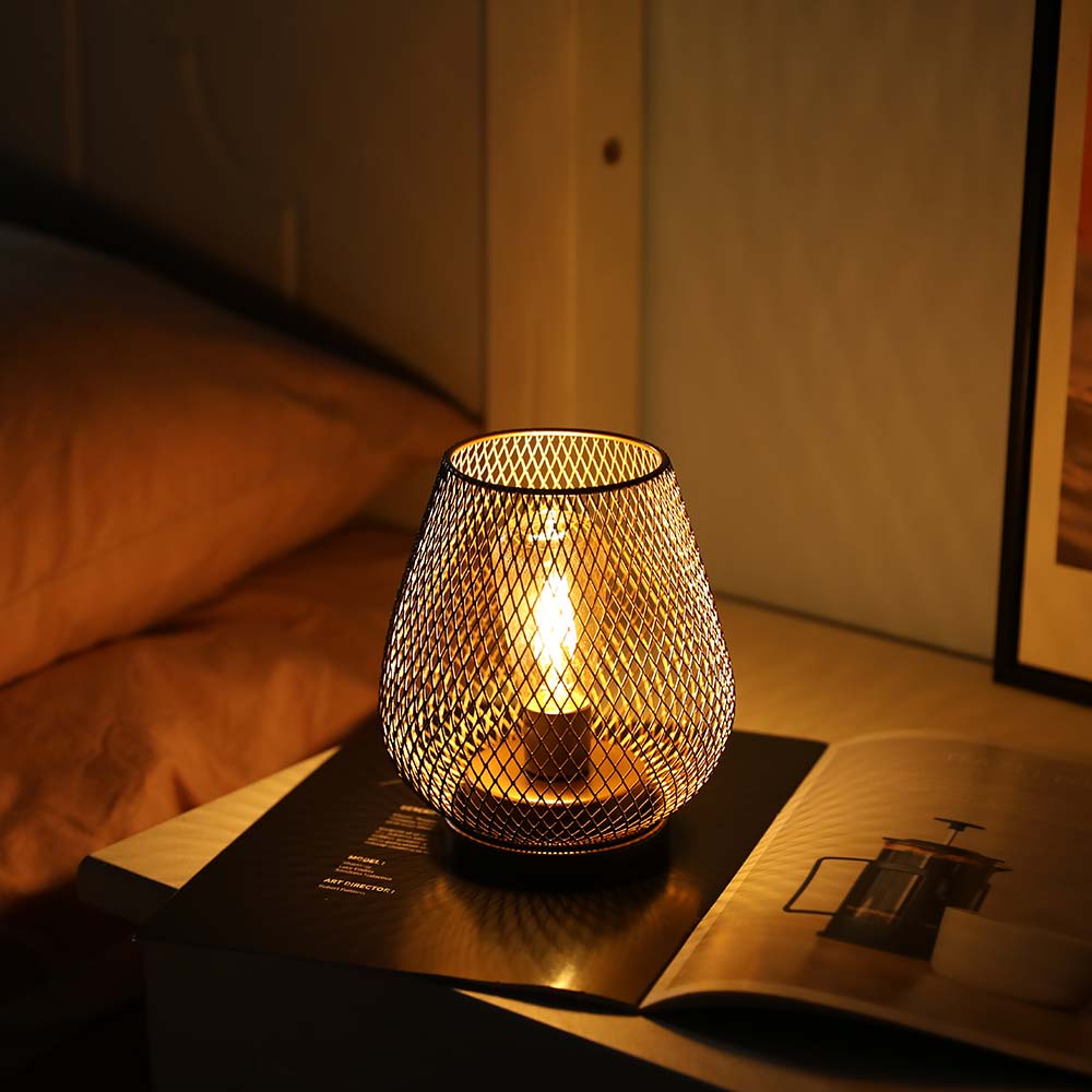 6,7" hohe batteriebetriebene Tischlampe für den Außenbereich 