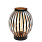 8.7" High Battery Powered Metal Cage Decorative Lamp for Decor