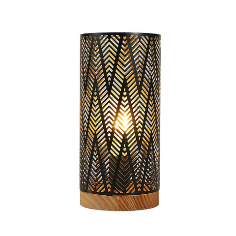 Lampe en métal alimentée par batterie de 11 pouces