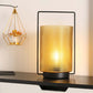 8"H Battery Operated Table Lamp(yellow)