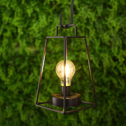11,5'' hohe geometrische Tischlampe im Retro-Stil