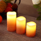 Real Wax Battery Powered Candle（Set of 3）
