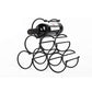 11.6”x6.3”x10.8” Iron Tabletop Wine Rack