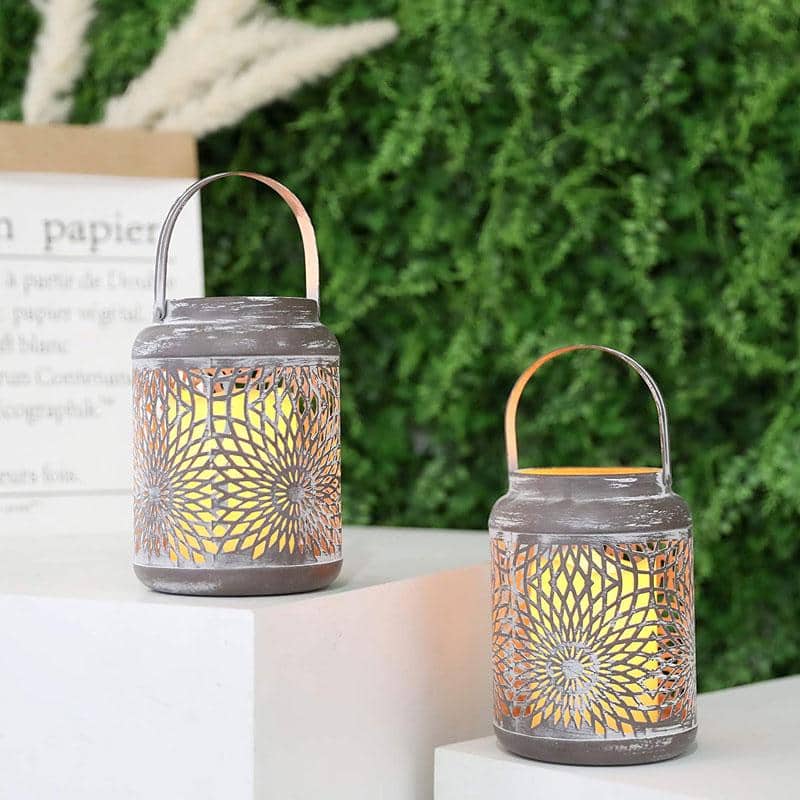 6.5''Tall Metal Candle Holders ( Set of 2 ) 
